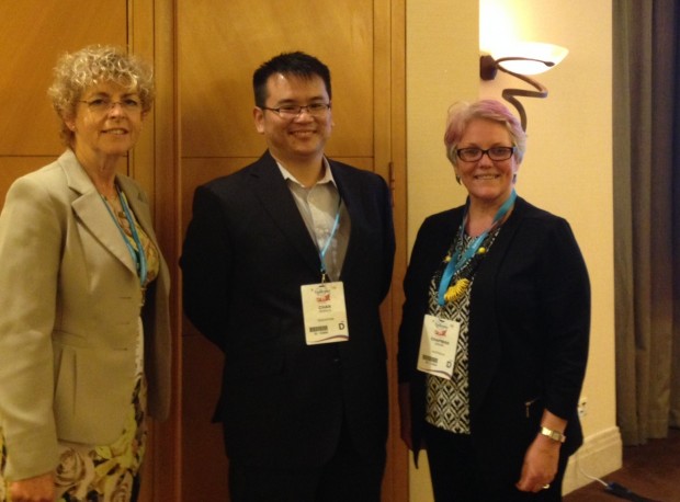 Pictured from left: Ann Little, IBE Executive Director, Derrick Chan, Singapore Epilepsy Foundation and Denise Chapman, Epilepsy Australia - organisers of the symposium programme.