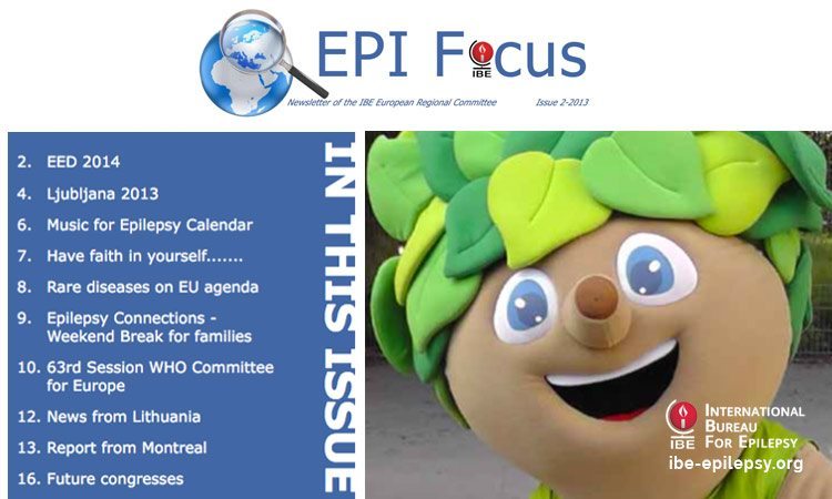 EPIFocus Issue 2 – 2013 - ibe-epilepsy