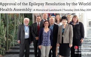 Approval of the Epilepsy Resolution by the World Health Assembly