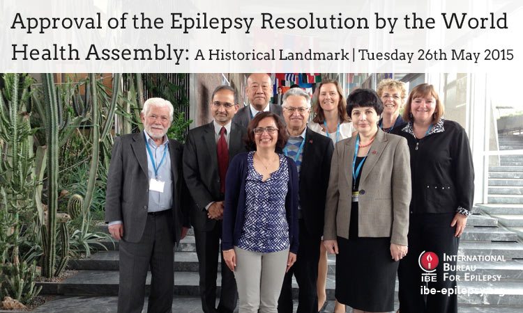 Approval of the Epilepsy Resolution by the World Health Assembly