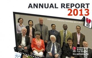 Annual Report 2013 - Ibe-epilepsy